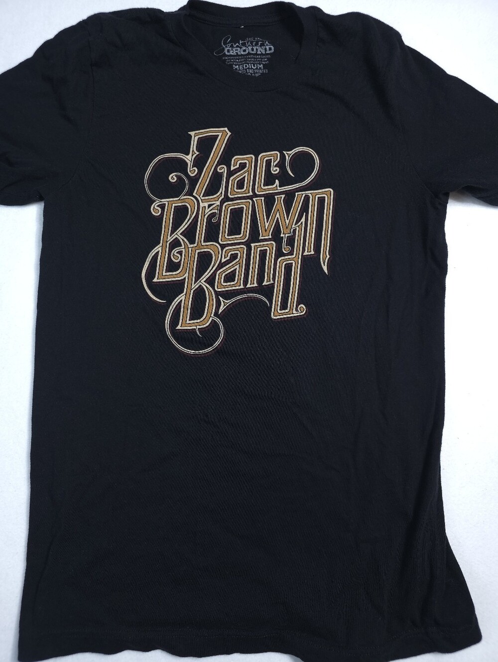Zac Brown Band Welcome Home 2017 Tour Womens Tshirt Medium